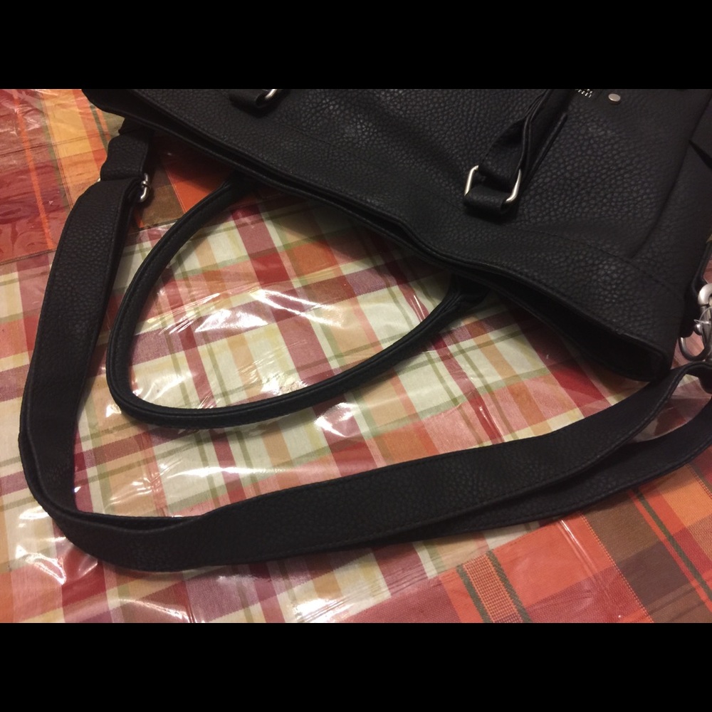 NWT Arizona Jean Co. Black Tote; Large; $75 - Picture 6 of 8